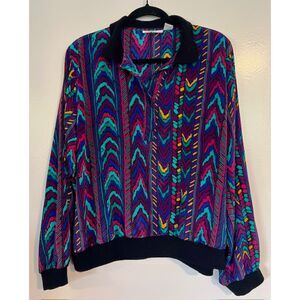 80s Vintage Long Sleeve Alfred Dunner Pullover Top XL